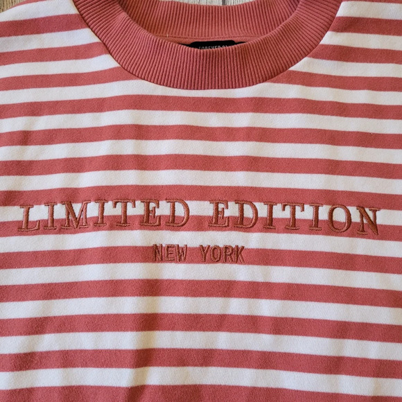 Forever 21 Striped Limited Edition Sweatshirt Size Large - Picture 3 of 6
